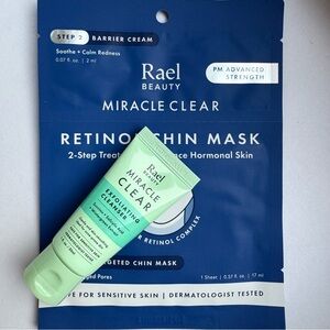 Rael Beauty Miracle Clear Exfoliating Cleanser (1 fl. oz. / 30ml) + 1 Mask. NEW!